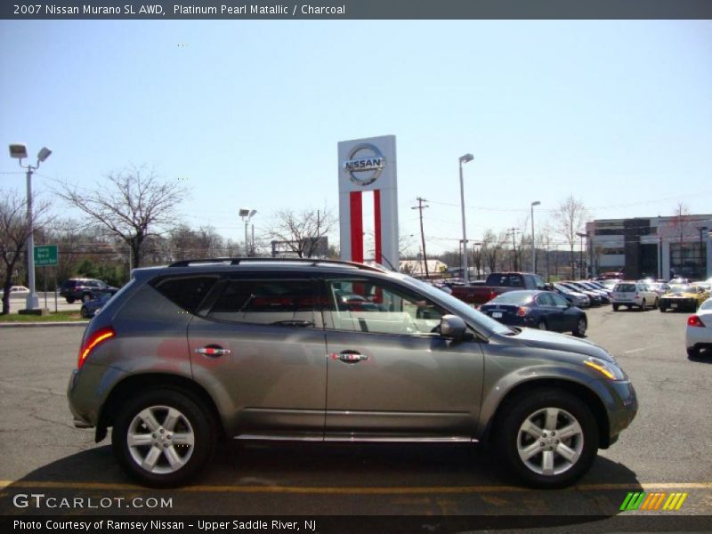 Platinum Pearl Matallic / Charcoal 2007 Nissan Murano SL AWD