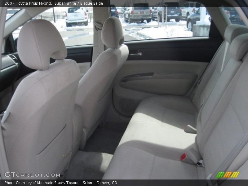 Super White / Bisque Beige 2007 Toyota Prius Hybrid