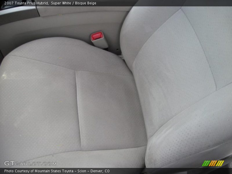 Super White / Bisque Beige 2007 Toyota Prius Hybrid