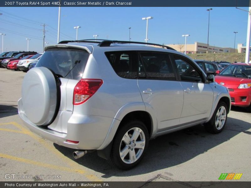 Classic Silver Metallic / Dark Charcoal 2007 Toyota RAV4 Sport 4WD