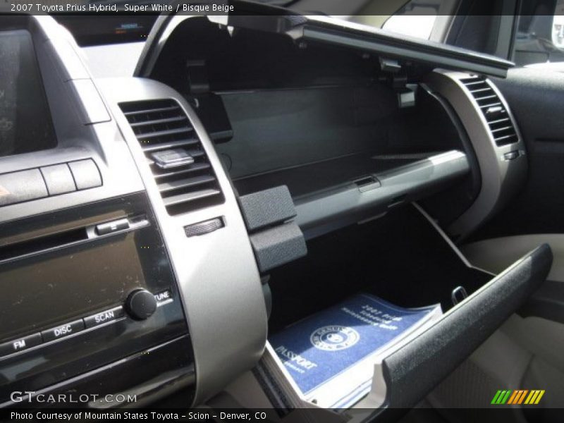 Super White / Bisque Beige 2007 Toyota Prius Hybrid