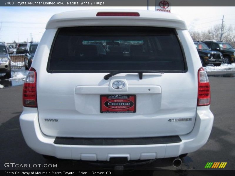Natural White / Taupe 2008 Toyota 4Runner Limited 4x4
