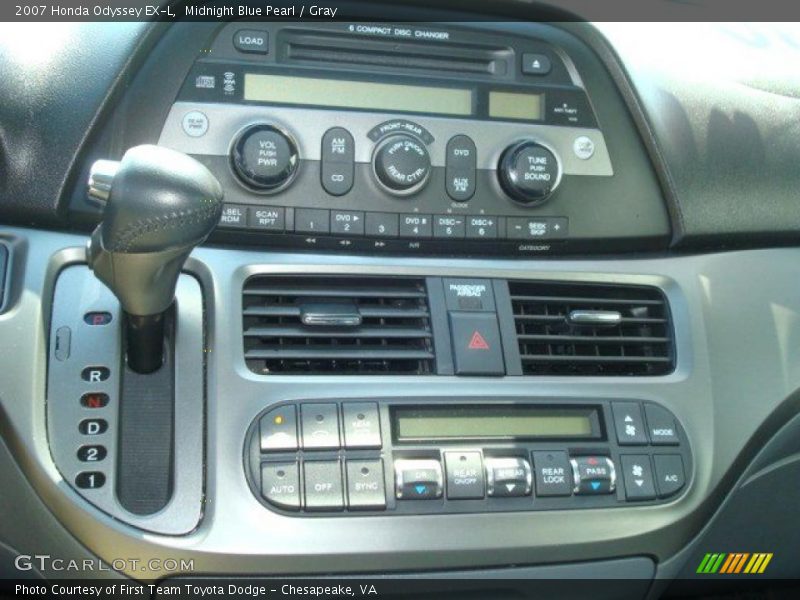Midnight Blue Pearl / Gray 2007 Honda Odyssey EX-L