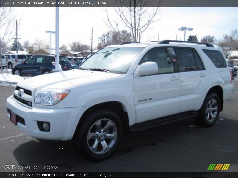 Natural White / Taupe 2008 Toyota 4Runner Limited 4x4