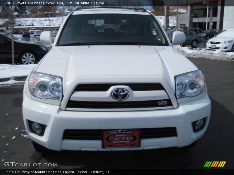 Natural White / Taupe 2008 Toyota 4Runner Limited 4x4