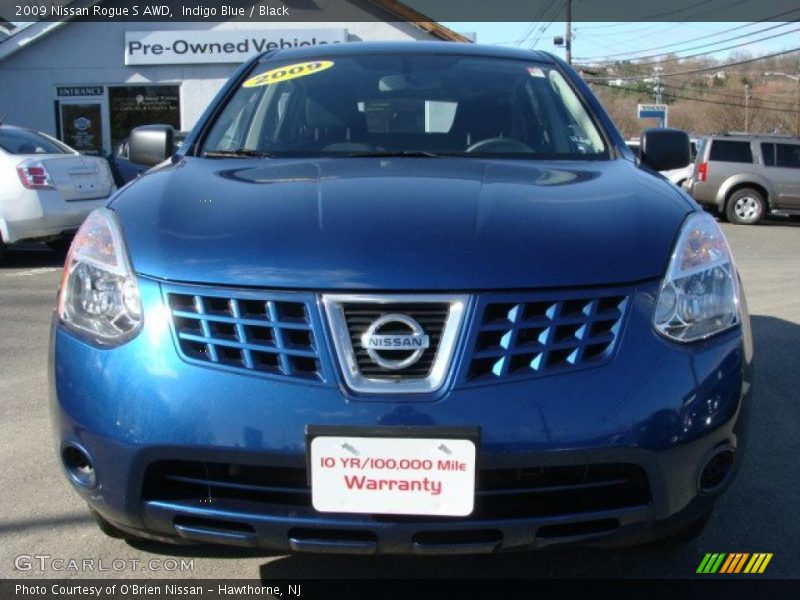 Indigo Blue / Black 2009 Nissan Rogue S AWD