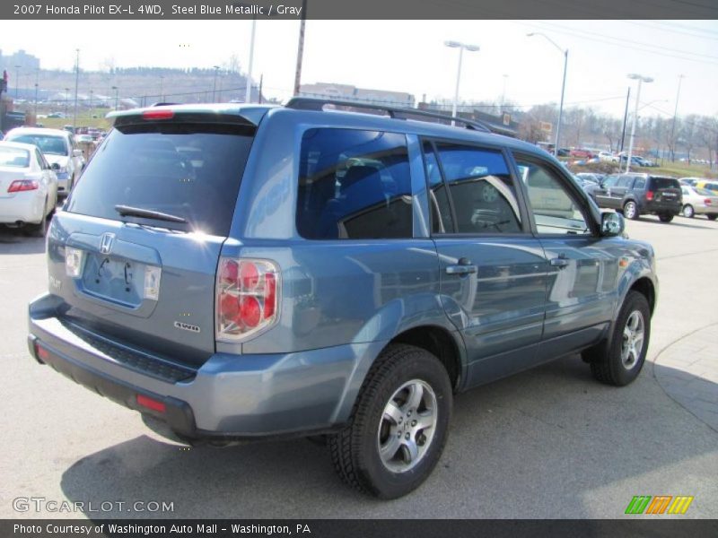 Steel Blue Metallic / Gray 2007 Honda Pilot EX-L 4WD