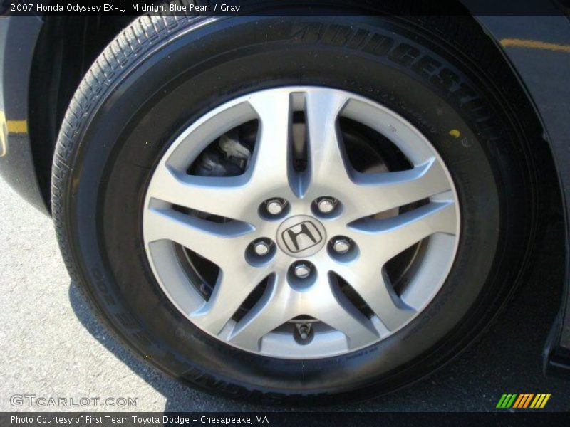 Midnight Blue Pearl / Gray 2007 Honda Odyssey EX-L