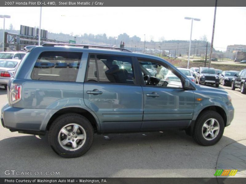 Steel Blue Metallic / Gray 2007 Honda Pilot EX-L 4WD