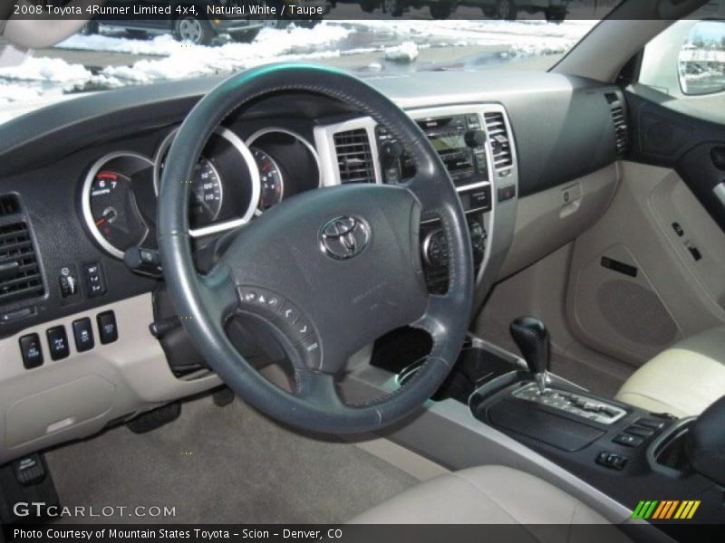 Natural White / Taupe 2008 Toyota 4Runner Limited 4x4