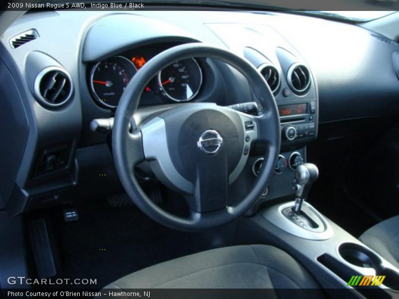 Indigo Blue / Black 2009 Nissan Rogue S AWD