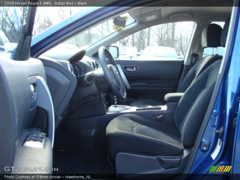 Indigo Blue / Black 2009 Nissan Rogue S AWD