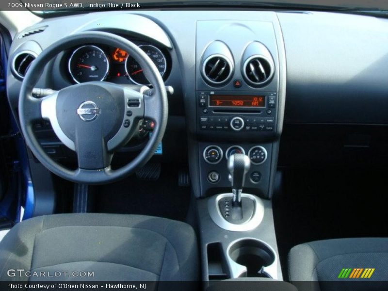 Indigo Blue / Black 2009 Nissan Rogue S AWD
