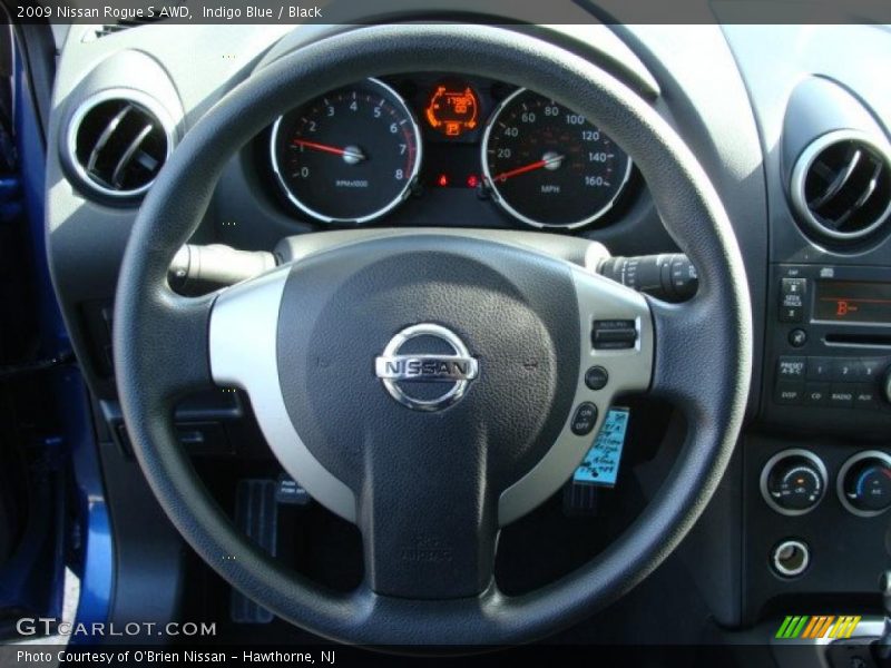 Indigo Blue / Black 2009 Nissan Rogue S AWD