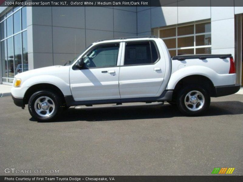 Oxford White / Medium Dark Flint/Dark Flint 2004 Ford Explorer Sport Trac XLT