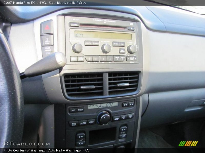 Steel Blue Metallic / Gray 2007 Honda Pilot EX-L 4WD