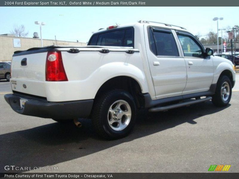 Oxford White / Medium Dark Flint/Dark Flint 2004 Ford Explorer Sport Trac XLT