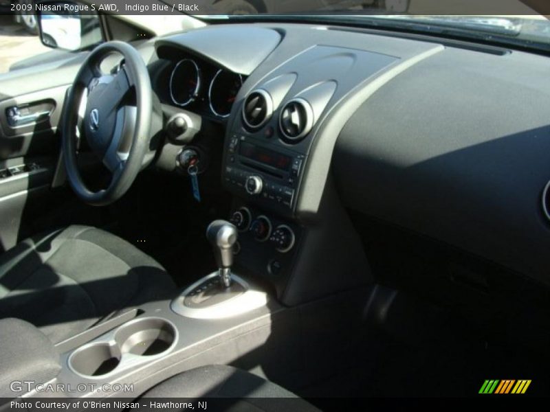 Indigo Blue / Black 2009 Nissan Rogue S AWD