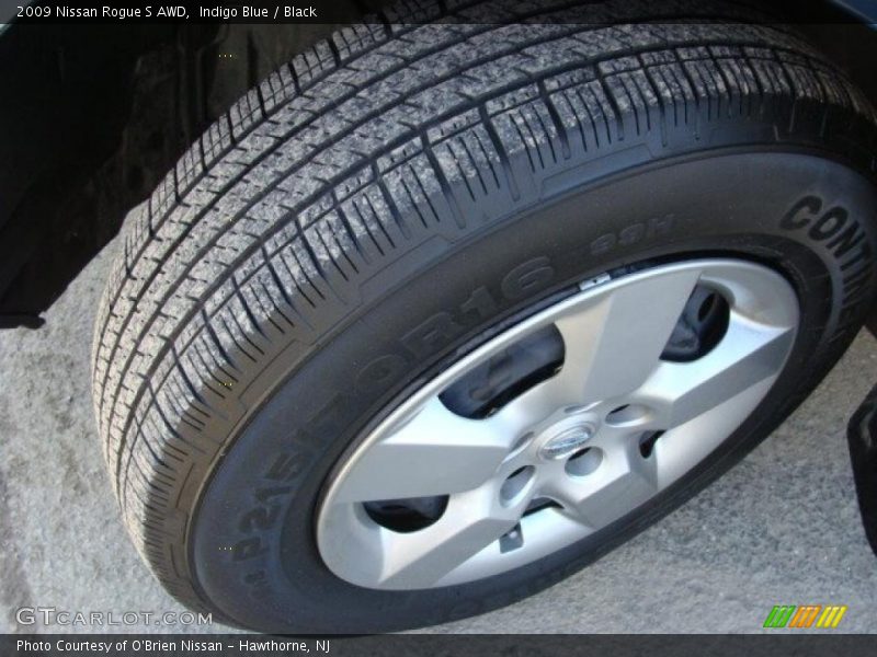 Indigo Blue / Black 2009 Nissan Rogue S AWD