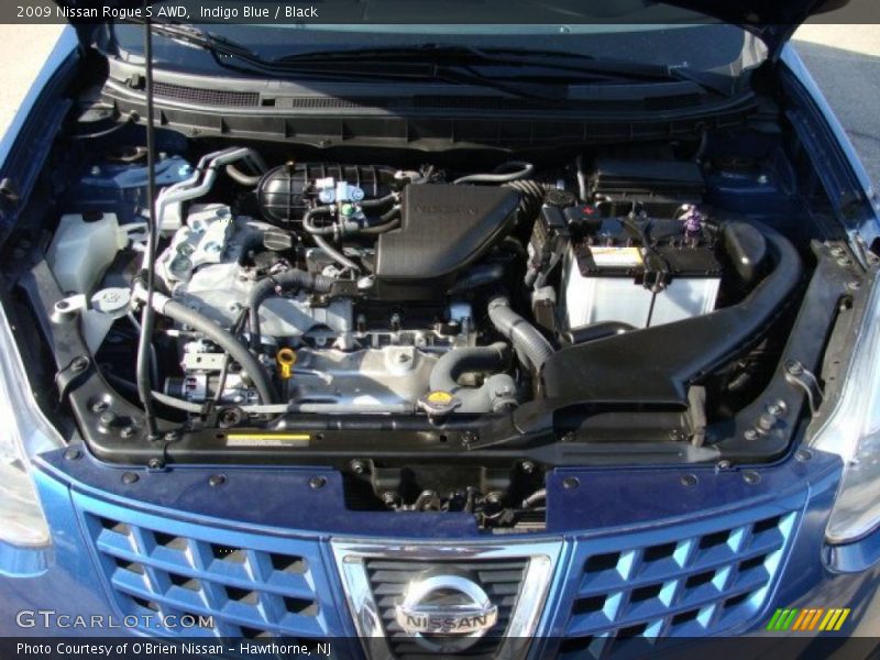 Indigo Blue / Black 2009 Nissan Rogue S AWD