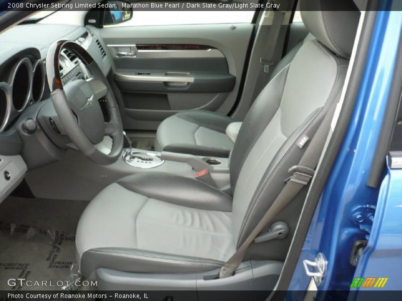 Marathon Blue Pearl / Dark Slate Gray/Light Slate Gray 2008 Chrysler Sebring Limited Sedan