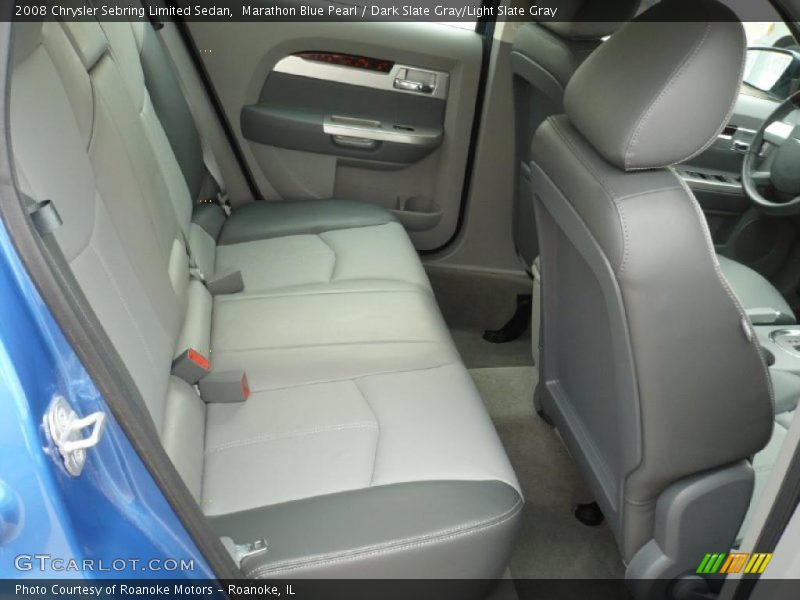Marathon Blue Pearl / Dark Slate Gray/Light Slate Gray 2008 Chrysler Sebring Limited Sedan