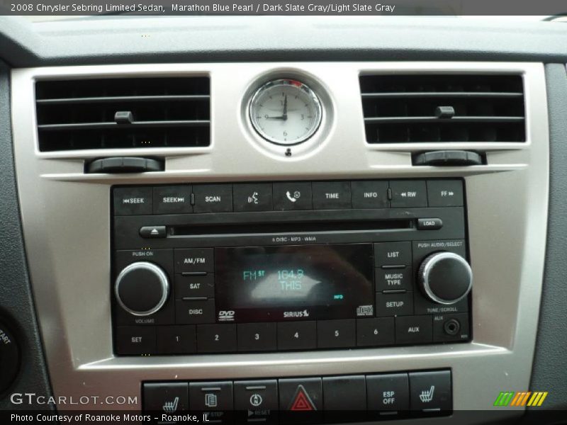 Marathon Blue Pearl / Dark Slate Gray/Light Slate Gray 2008 Chrysler Sebring Limited Sedan