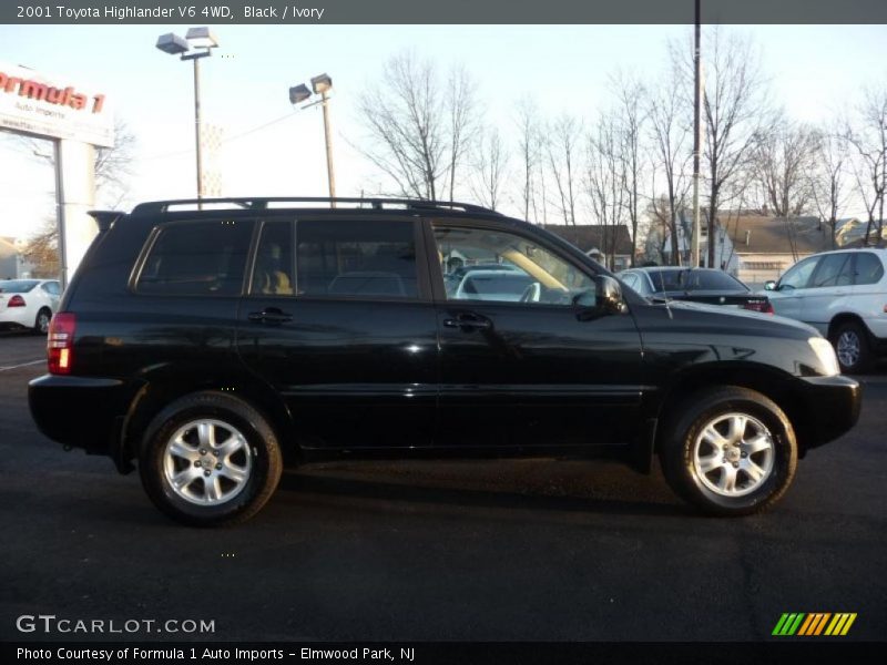 Black / Ivory 2001 Toyota Highlander V6 4WD