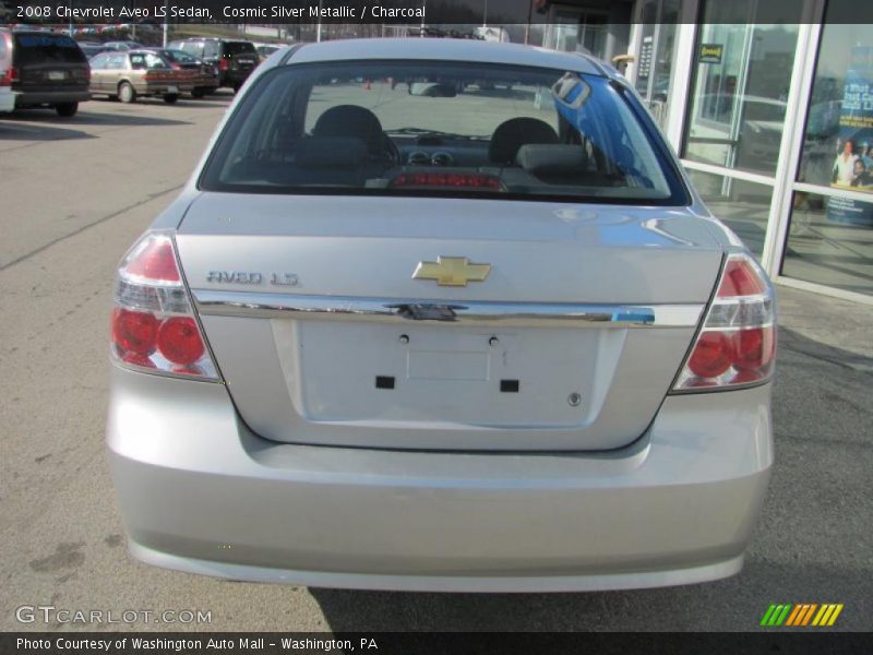 Cosmic Silver Metallic / Charcoal 2008 Chevrolet Aveo LS Sedan