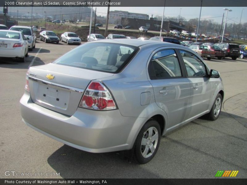 Cosmic Silver Metallic / Charcoal 2008 Chevrolet Aveo LS Sedan