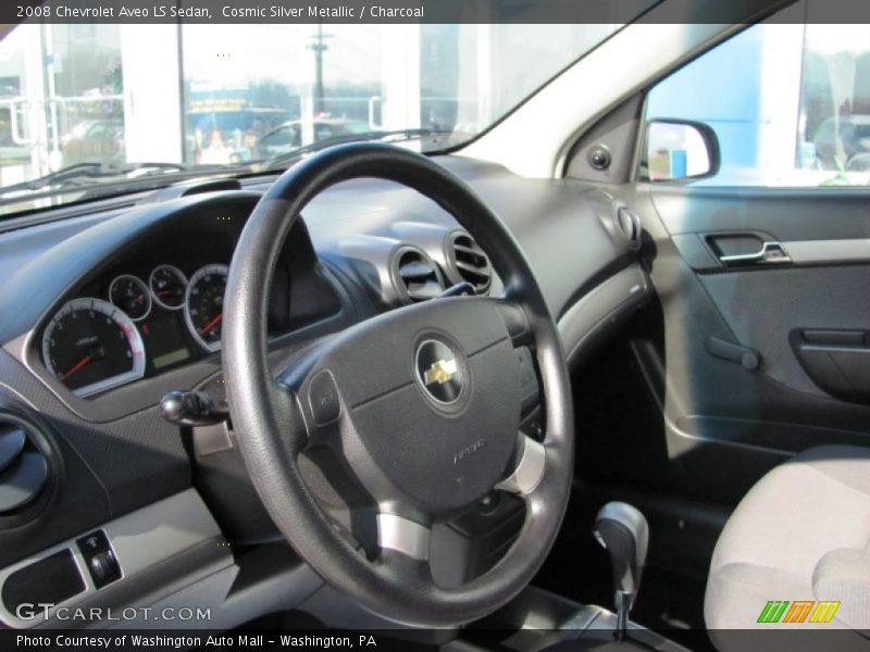 Cosmic Silver Metallic / Charcoal 2008 Chevrolet Aveo LS Sedan