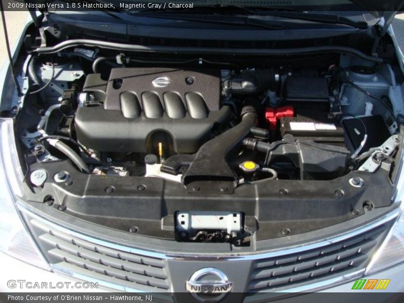 Magnetic Gray / Charcoal 2009 Nissan Versa 1.8 S Hatchback