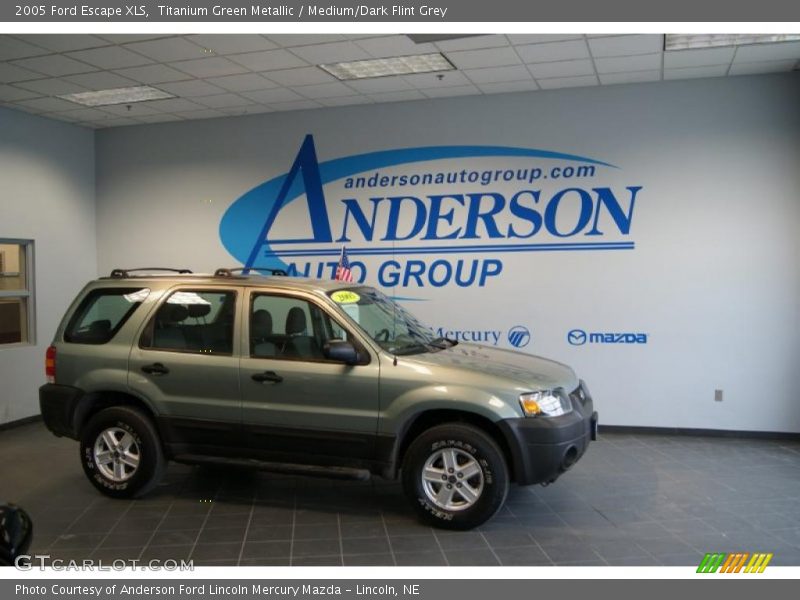 Titanium Green Metallic / Medium/Dark Flint Grey 2005 Ford Escape XLS