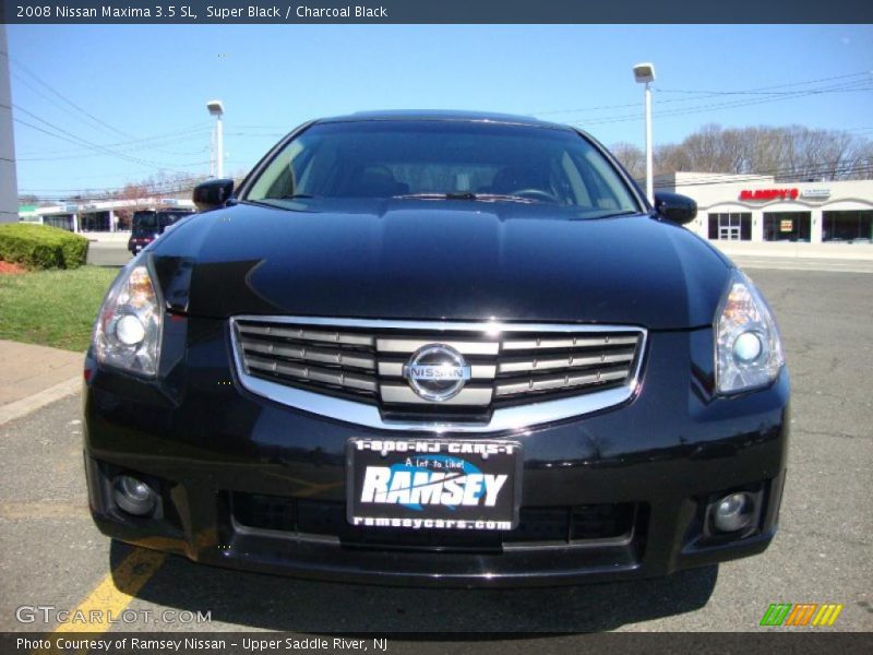 Super Black / Charcoal Black 2008 Nissan Maxima 3.5 SL