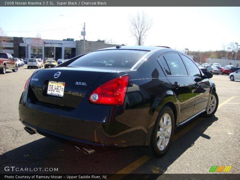Super Black / Charcoal Black 2008 Nissan Maxima 3.5 SL