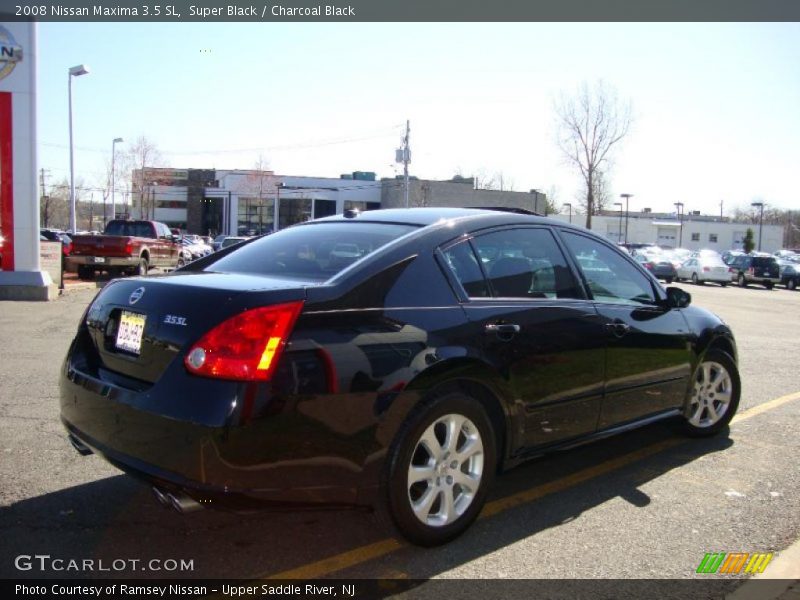 Super Black / Charcoal Black 2008 Nissan Maxima 3.5 SL