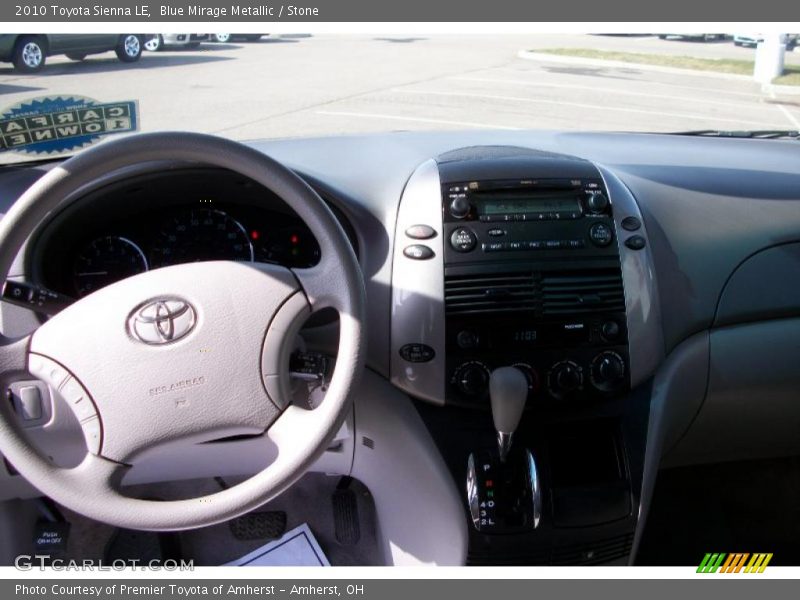 Blue Mirage Metallic / Stone 2010 Toyota Sienna LE
