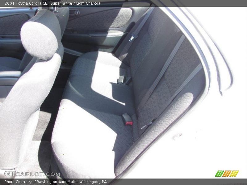 Super White / Light Charcoal 2001 Toyota Corolla CE