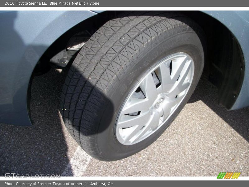 Blue Mirage Metallic / Stone 2010 Toyota Sienna LE