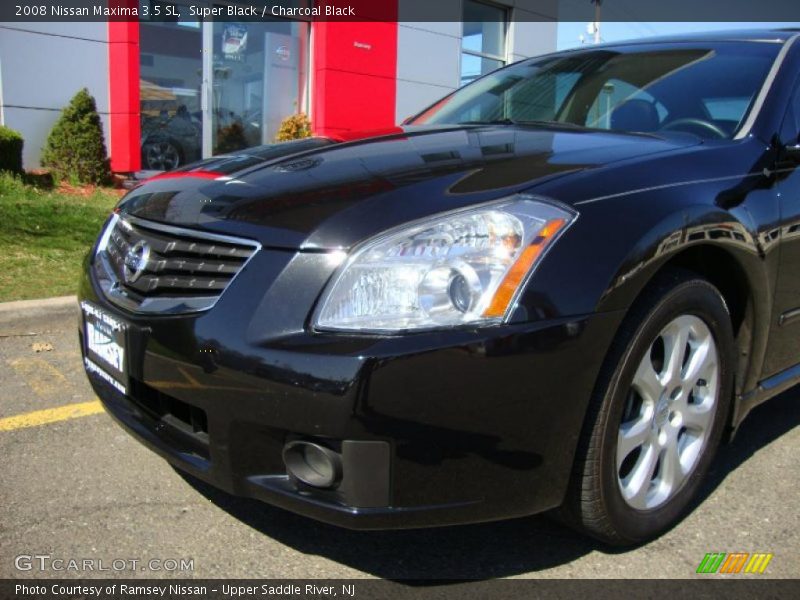 Super Black / Charcoal Black 2008 Nissan Maxima 3.5 SL