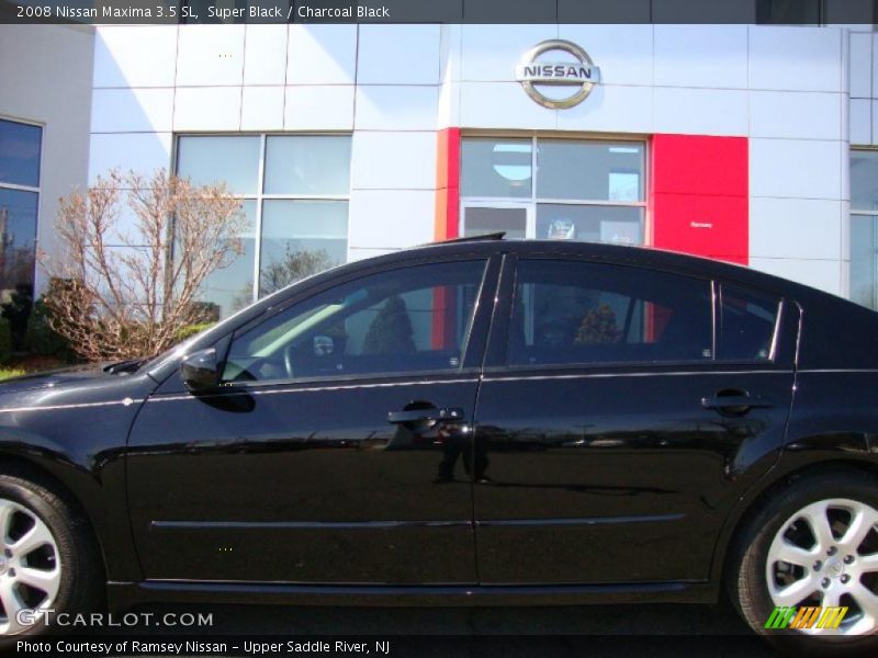 Super Black / Charcoal Black 2008 Nissan Maxima 3.5 SL