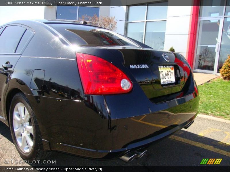 Super Black / Charcoal Black 2008 Nissan Maxima 3.5 SL