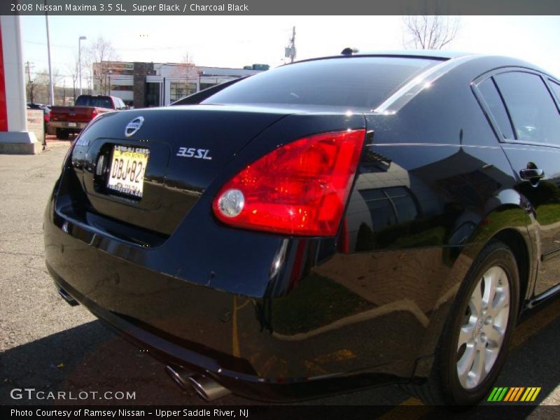 Super Black / Charcoal Black 2008 Nissan Maxima 3.5 SL