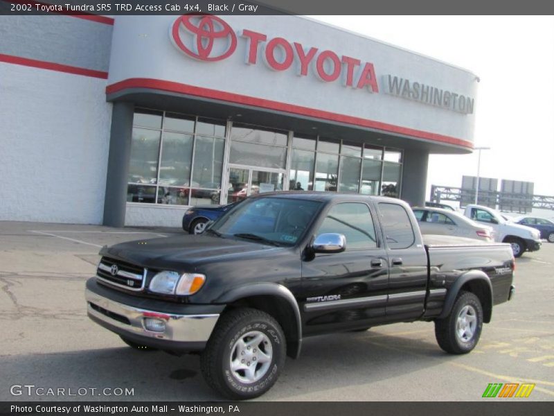 Black / Gray 2002 Toyota Tundra SR5 TRD Access Cab 4x4