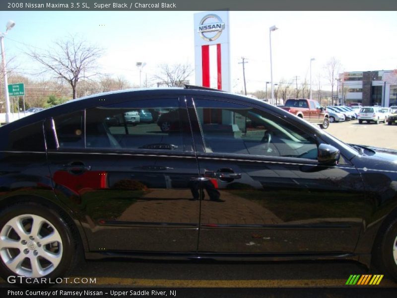 Super Black / Charcoal Black 2008 Nissan Maxima 3.5 SL