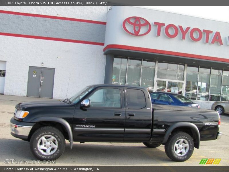 Black / Gray 2002 Toyota Tundra SR5 TRD Access Cab 4x4