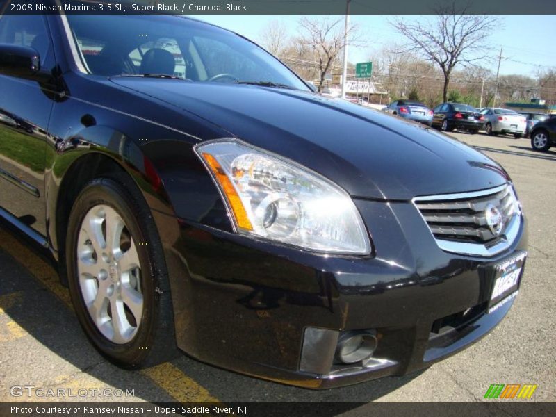 Super Black / Charcoal Black 2008 Nissan Maxima 3.5 SL