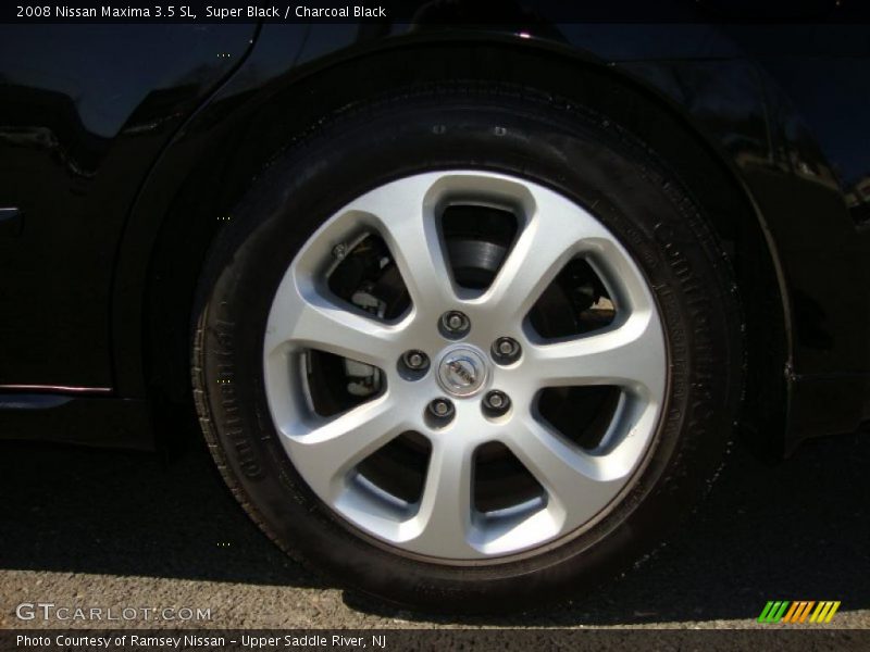 Super Black / Charcoal Black 2008 Nissan Maxima 3.5 SL
