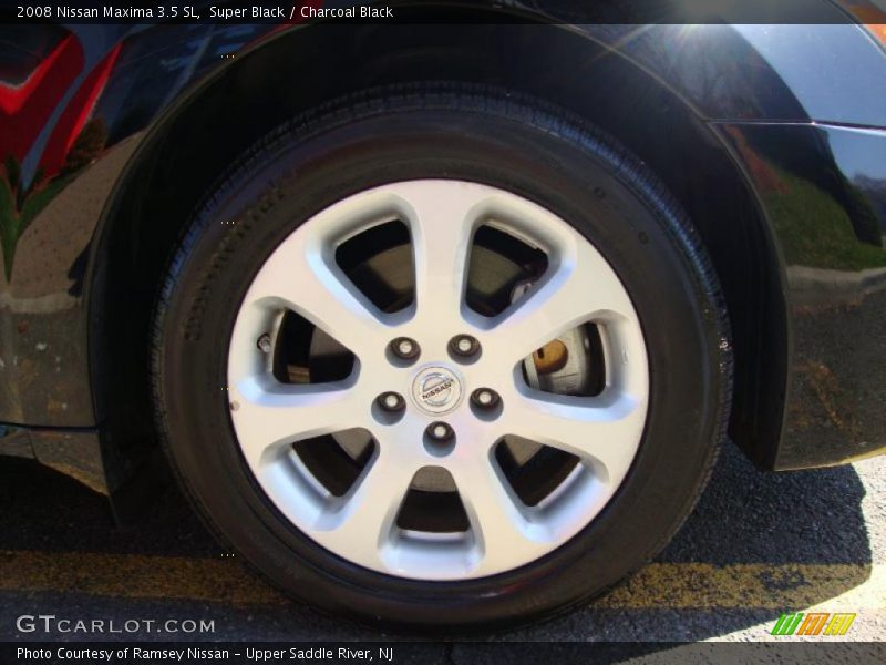 Super Black / Charcoal Black 2008 Nissan Maxima 3.5 SL
