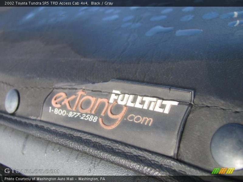 Black / Gray 2002 Toyota Tundra SR5 TRD Access Cab 4x4